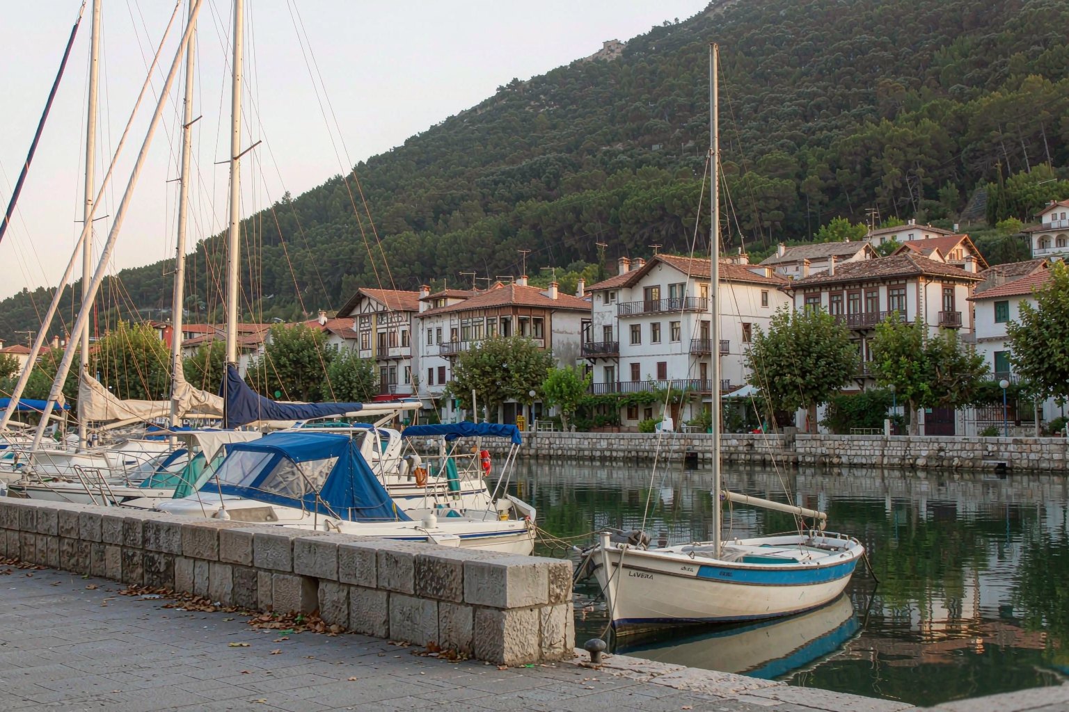 A small harbour near one of our coastal homes